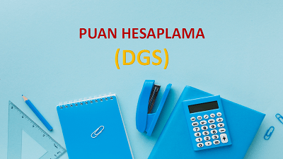 DGS Puan Hesaplama 2024 (GÜNCELLENDİ)