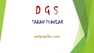 DGS 2025 Taban Puanları ve Sıralamaları (Güncel)